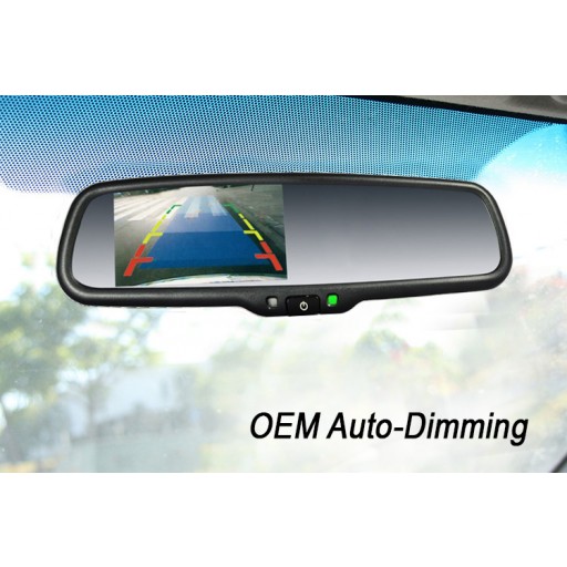 Rear Camera Display 4.3" LCD with OEM Auto Dimming